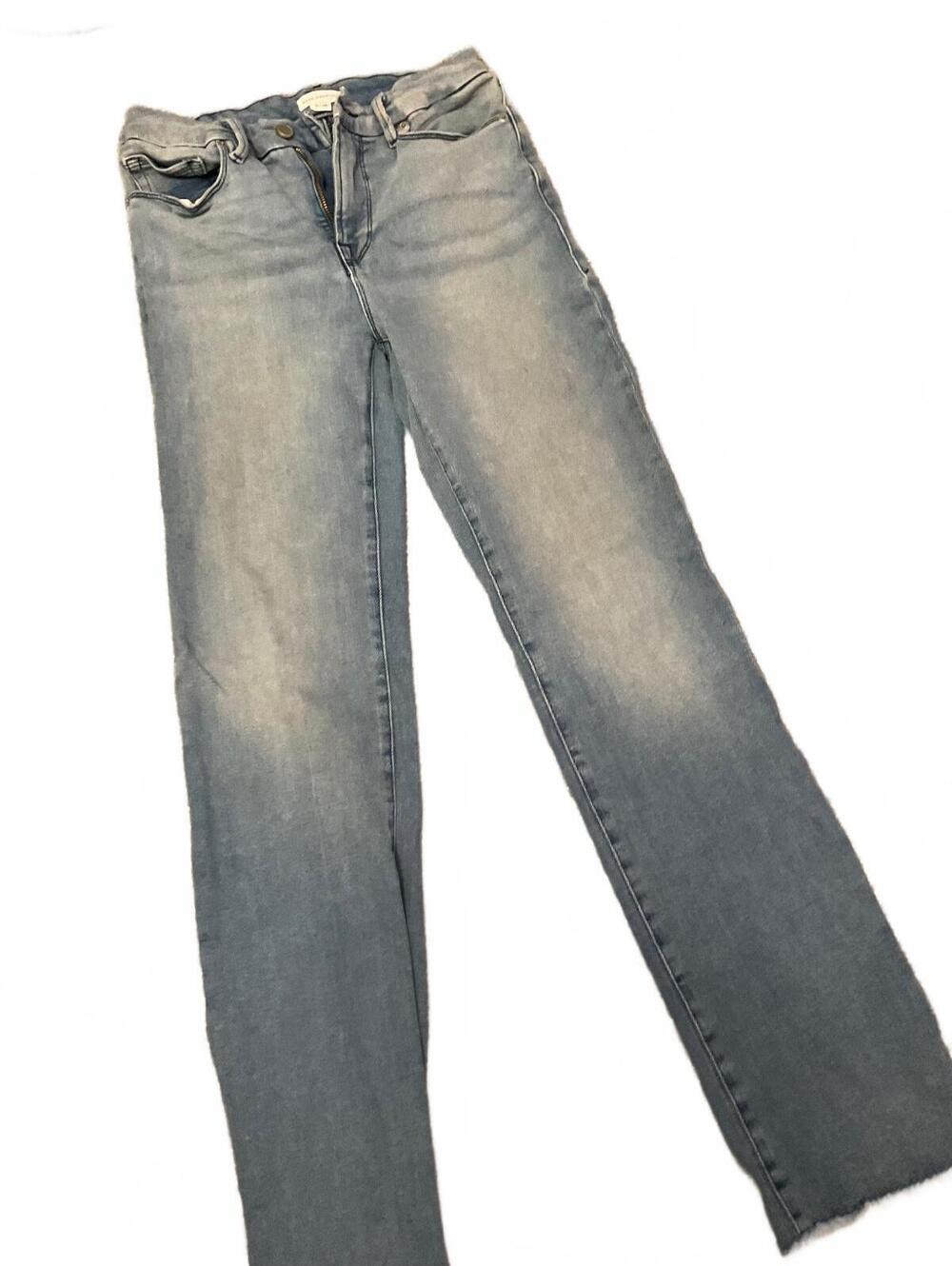 Good American Light Wash Skinny Jeans